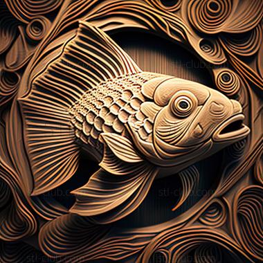 3D model st Common scalar fish (STL)